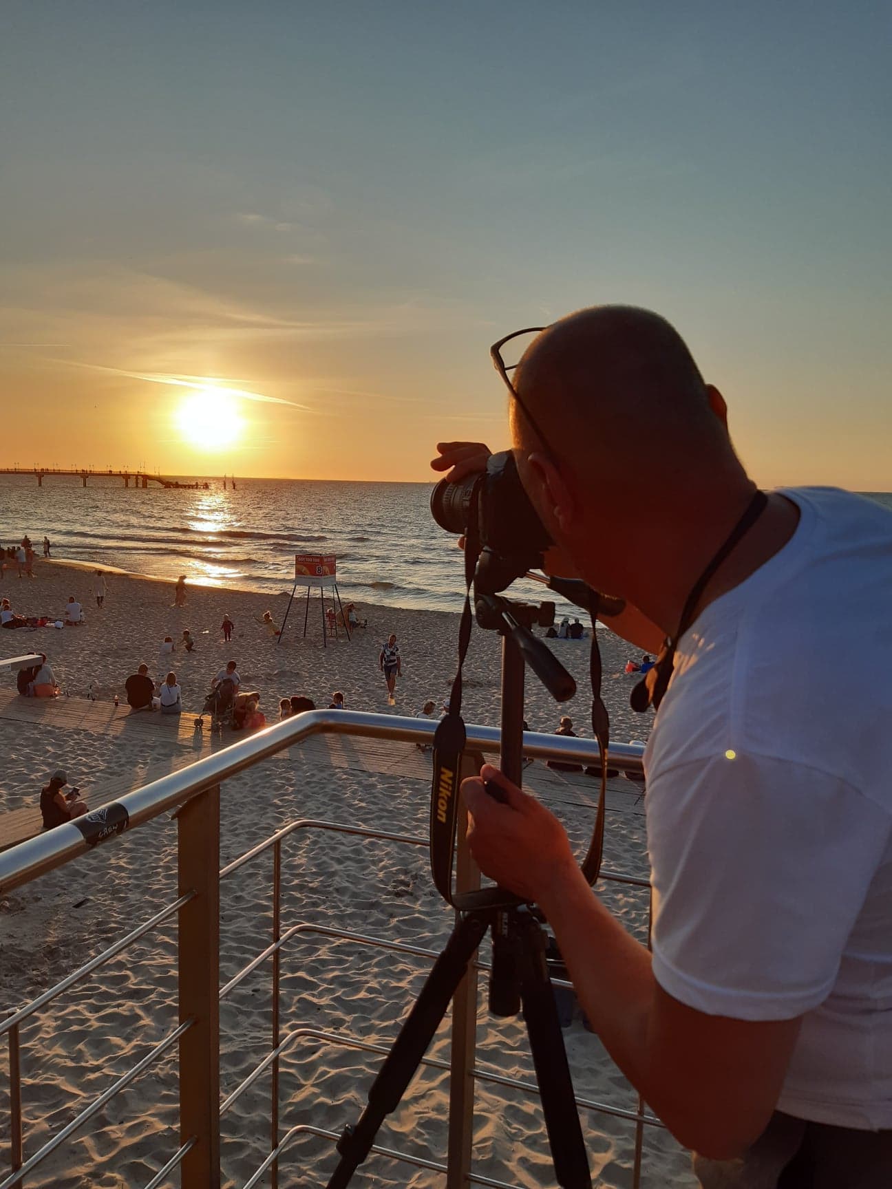 Fotograf FotoMigawka przy pracy